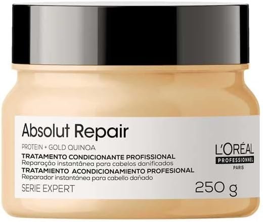 L'Oréal Professionnel Máscara Capilar Absolut Repair, Tratamento Capilar Proteico Para Nutrição Profunda
